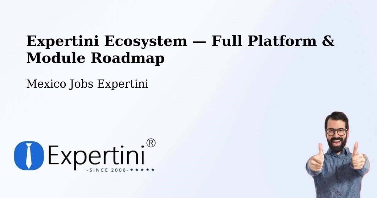 Expertini Ecosystem — Full Platform & Module Roadmap – Multé